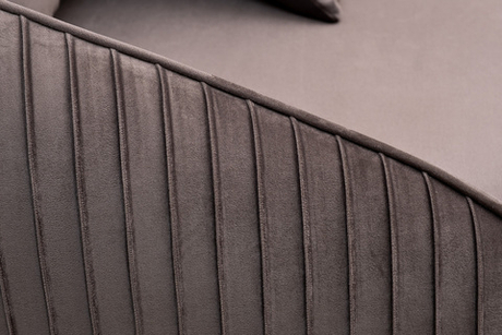 Диван трехместный Garda Decor Palazzo серо-коричневый велюр механизм пума