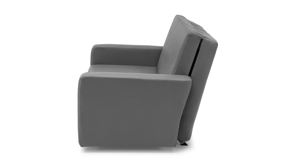 Диван Роин Galaxy Dark Grey 212*100*86 см, Серый Экокожа Аккордеон Фиеста