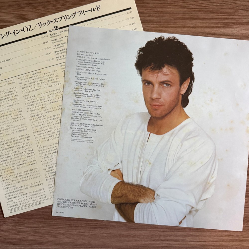 Виниловая пластинка Rick Springfield ‎– Living In Oz LP