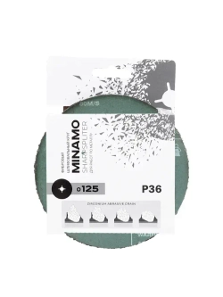 125мм Р36 Фибровый шлифовальный круг (5шт.) SHARPSPLITER для работ по металлу с зерном оксид циркония