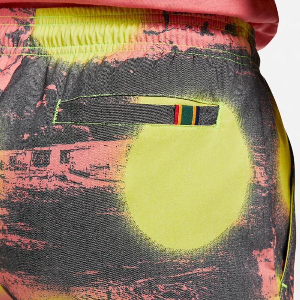 Мужские теннисные шорты Nike Dri-FIT Heritage Print Tennis Shorts - volt