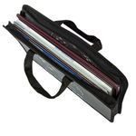 Папка на молнии с ручками ЮНЛАНДИЯ А4, 1 отделение, пластик, ширина 40 мм, "Glitched", 270948