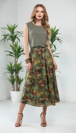 Юбка Льюис (зеленая) Ю15575-10М LT Collection