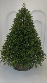 Елка с гирляндой «Эрмитажная» (Литая хвоя) от 1,5 м до 2,7 м