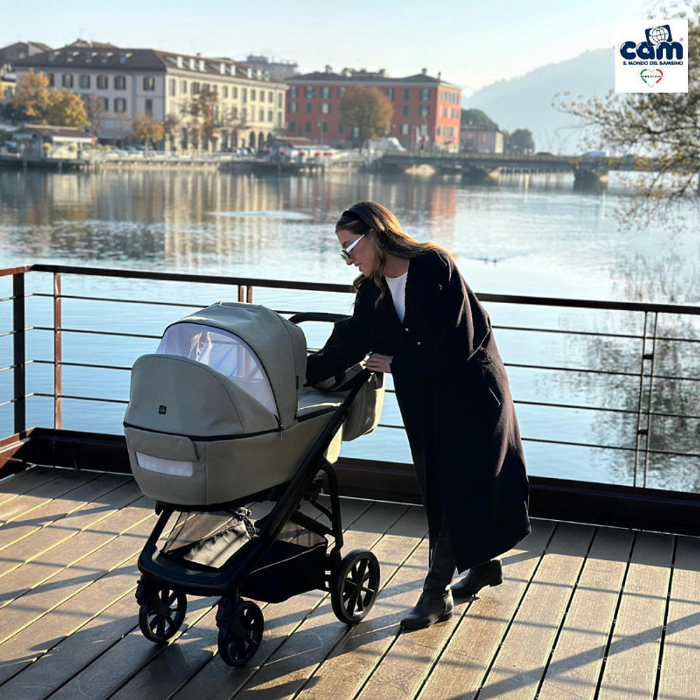 Коляска 2 в 1 CAM Modus 600 зелёный