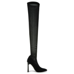 STEVE MADDEN Over the knee Boots 10.5cm Women"s Black