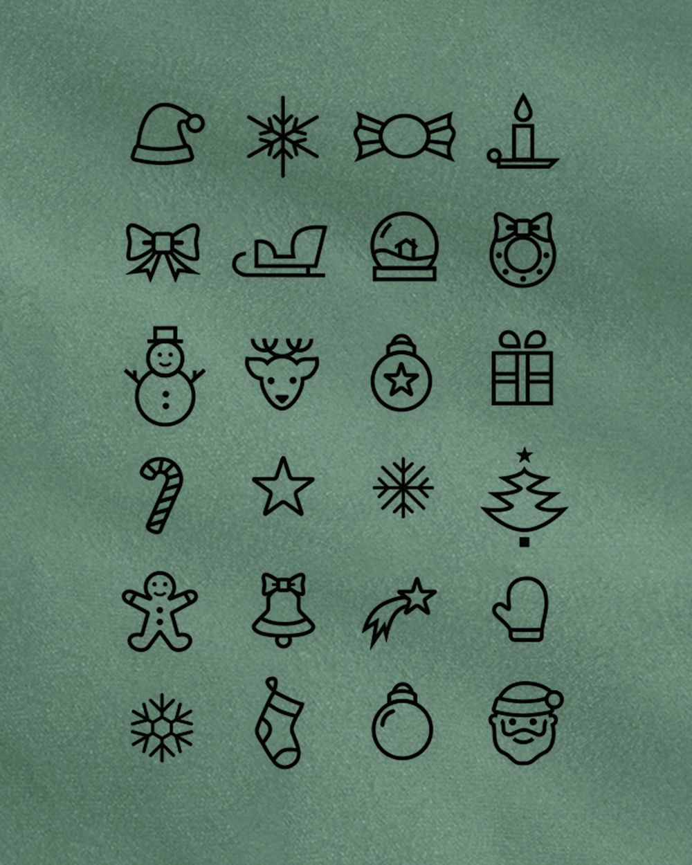 Кастомная салфетка для очков зеленая