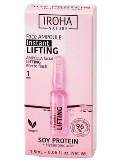 Iroha Greito poveikio veido odą tvirtinanti ampulė Iroha Instant Flash Lifting 1,5 ml