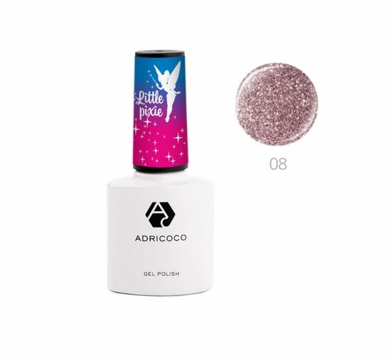 Гель-лак ADRICOCO Little PIXIE №08 - Нежная чародейка  (8 мл.)