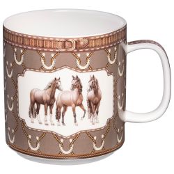 КРУЖКА LEFARD "HORSE CLUB" 400 МЛ (КОР=48ШТ.)