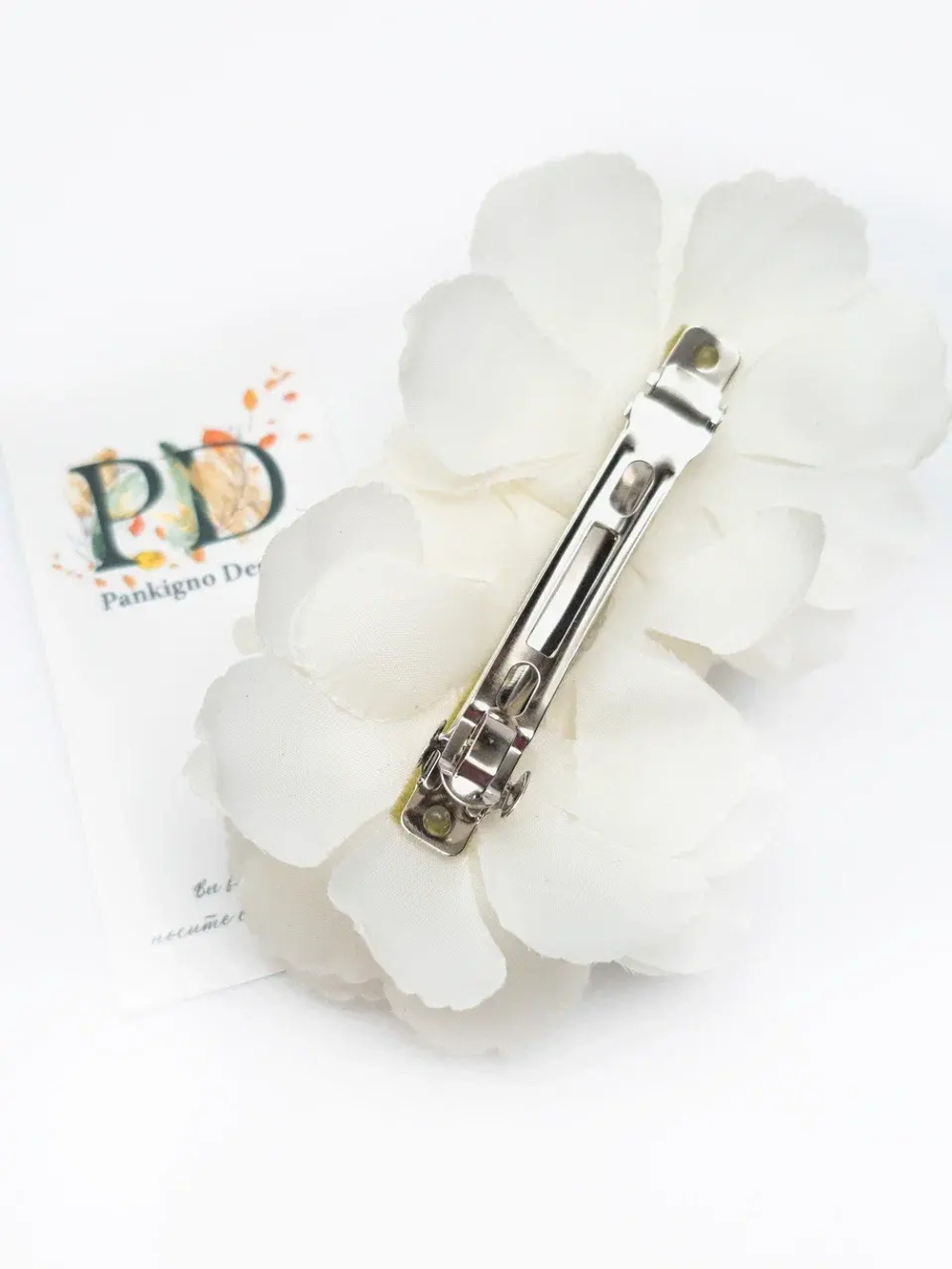 Заколка-автомат Pankigno Design с пионом