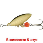 Блесна для рыбалки вращающаяся AGLIA LONG 2, Black