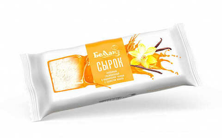 Сырок творожный глазированный в карамельной глазури с ароматом ванили 18% 40г. Беллакт