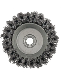 Набор щеток металлических для УШМ 100мм жёсткая+мягкая 2шт