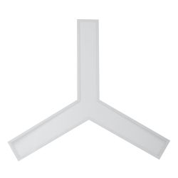 Светильник LED ЭРА Geometria SPO-142-W-40K-044 Igrek 44Вт 4000К 3500Лм IP40 800*800*80 белый подвесной | Декоративные светильники Geometria