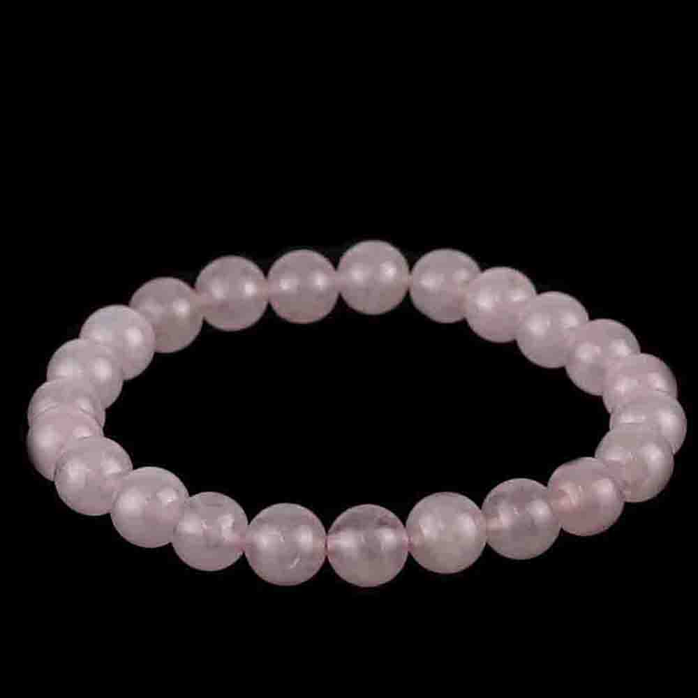 Браслет "Келли 8" розовый кварц