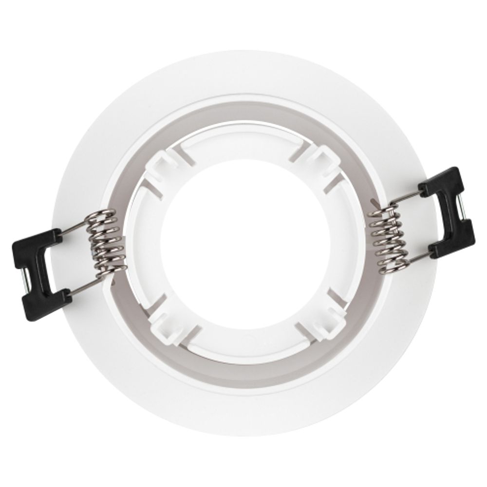 Светильник встраиваемый декоративный ЭРА KL90 WH под лампу MR16 GU5.3 белый пластиковый | Декоративные встраиваемые светильники