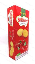 Печенье со вкусом клубники Soheart strawberry, Вьетнам 150 гр.