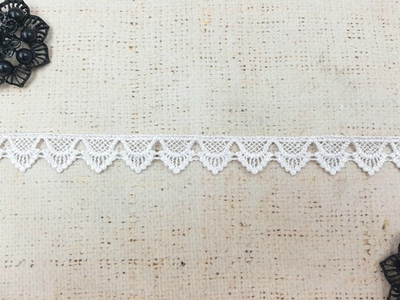 Кружево плетеное, ш. 2 см, белый