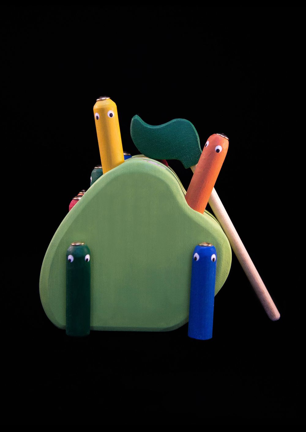 Игровое пособие "Яблоко с червячками"