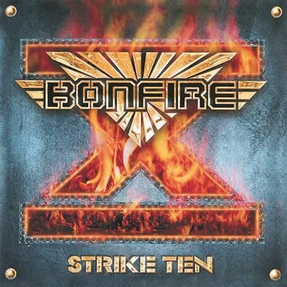 BONFIRE - Strike Ten, музыкальный компакт диск, hard rock