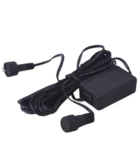 Выпрямитель для силиконовой RGB нити, 24В., 600 LED max, провод черный каучук, IP65, Beauty Led (EC24-1,7A)