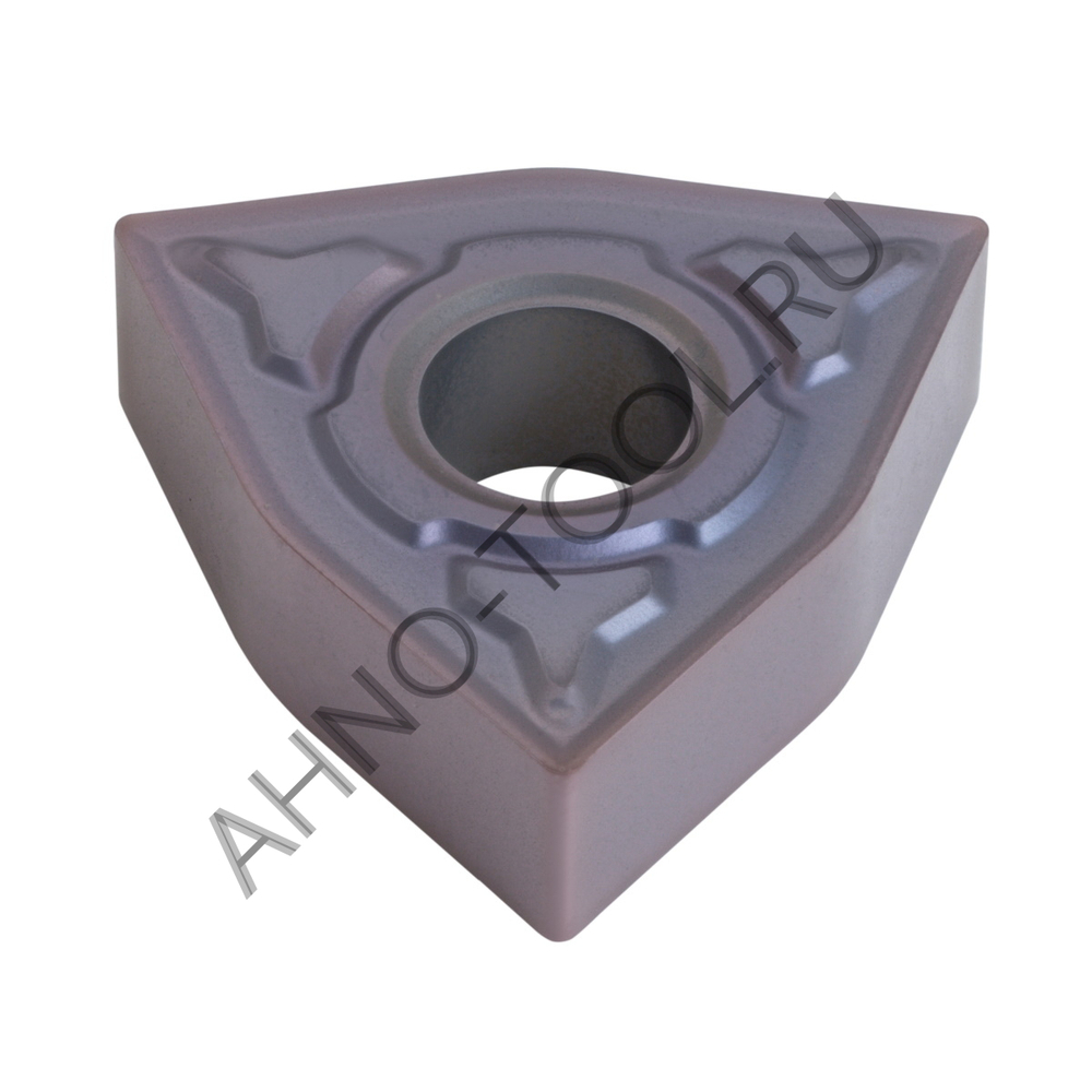 Пластина твердосплавная ISO WNMG080404-MMA APM20B AHNO по жаропроч. и нерж.стали, получистовая