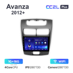 Teyes CC2L Plus 9" для Toyota Avanza 2012+