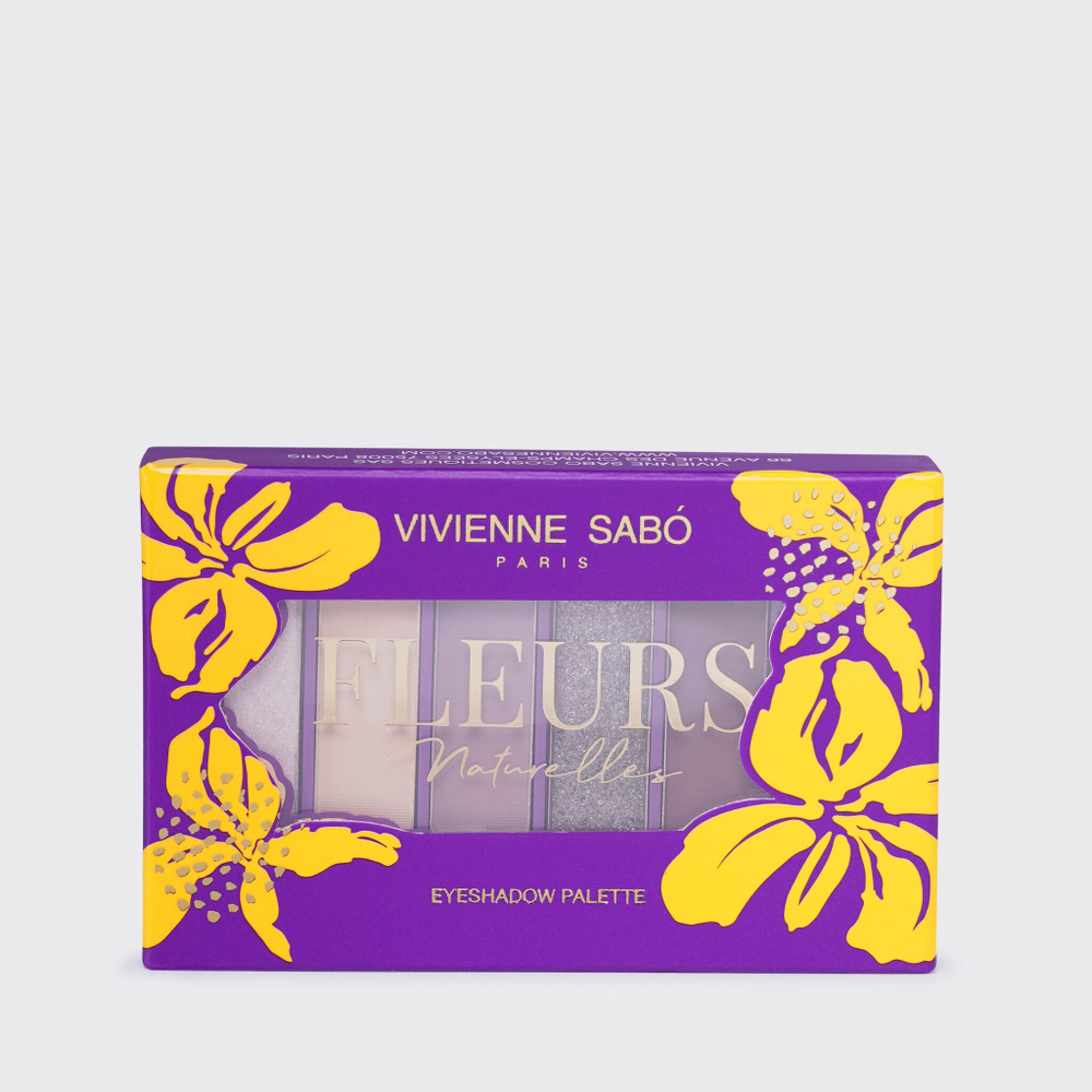 Vivienne Sabo. Палетка теней Fleurs Naturelles Iris