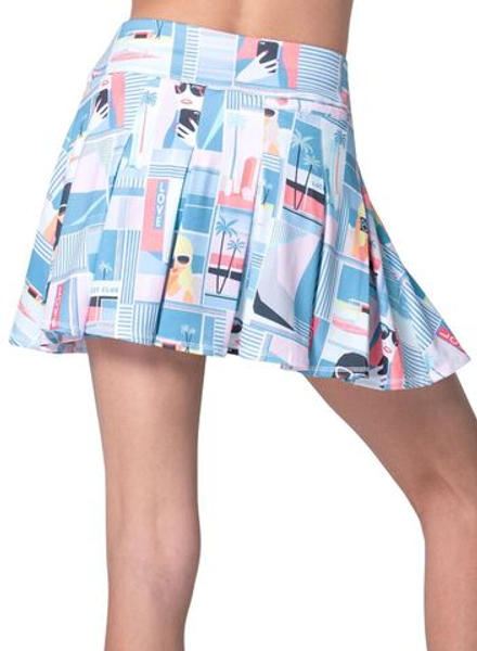 Детская теннисная юбка Lucky in Love Girls Linen Nouveau - multicolor