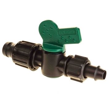 Стартовый кран с поджимом для капельной ленты