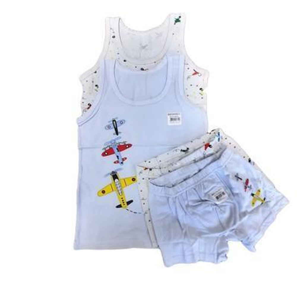 Комплект майка+трусы 7771802DU/7571802DU 122-128 р. цв. 6/7. (Donella), 1 шт.