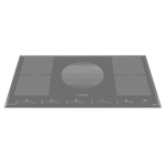 Индукционная варочная панель с двумя Flex Zone и Booster MAUNFELD CVI905SFLGR Inverter