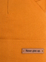 Шапка детская с ушками на осень