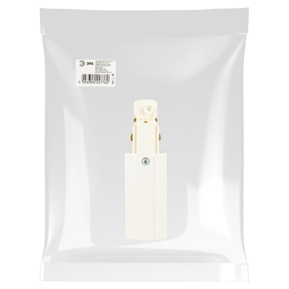 Ввод питания ЭРА STR-30-W-CN-PL типа PL для трехфазного шинопровода левый белый