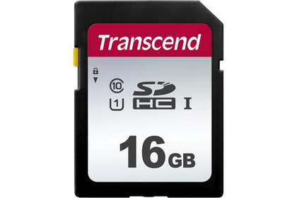 Карта памяти Transcend SDHC 300S Class 10 UHS-I U1 (95/10 MB/s) 16GB