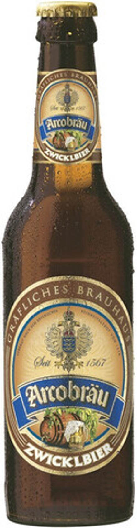 Пиво Аркоброй Цвикельбир / Arcobrau Zwicklbier 0.33л - 24шт