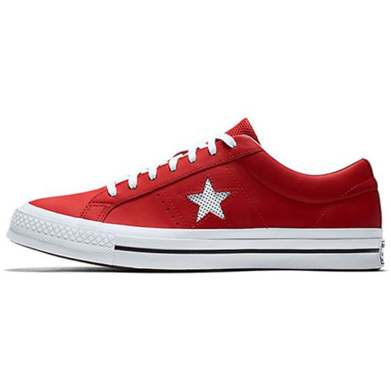 Converse One Star Perforated Leather Low Top