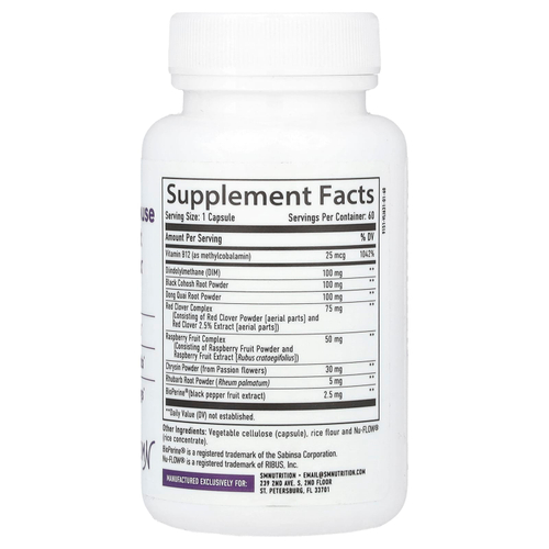 SMNutrition, комплекс для поддержки организма при менопаузе, 60 капсул