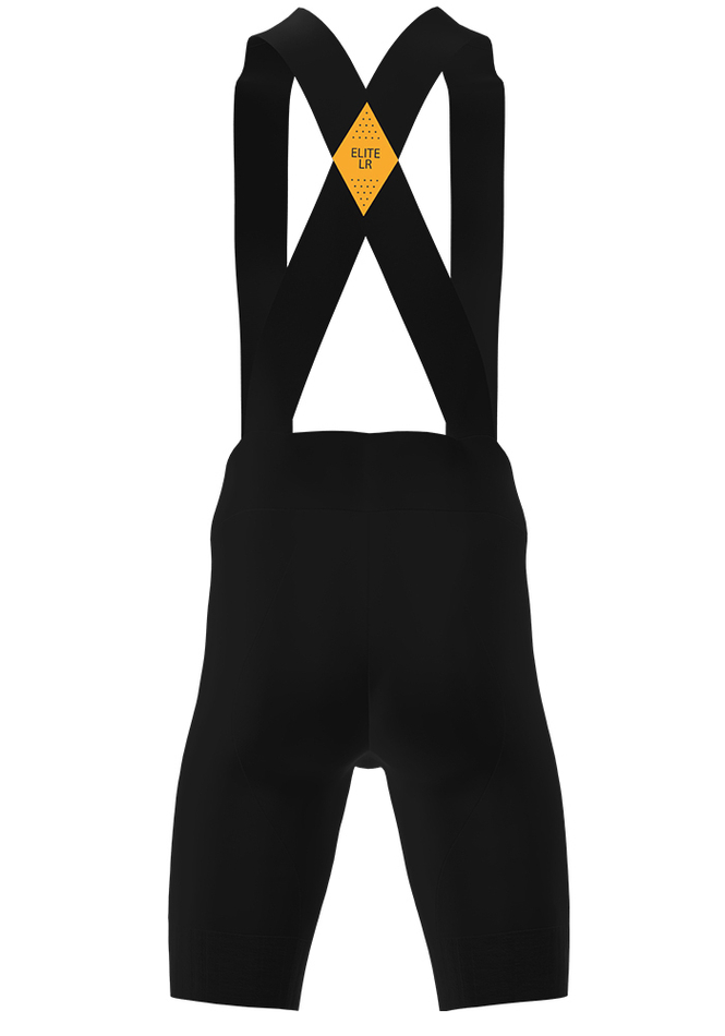 ВЕЛОШОРТЫ МУЖСКИЕ ELITE LR – BIB SHORTS | BLACK ORANGE