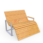 Шезлонг Моди 2 местный