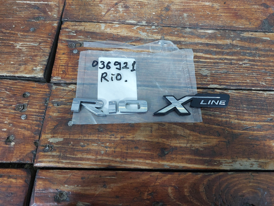 Эмблема задняя Kia Rio 4 X-Line 17-20 Б/У Оригинал 86310H0000