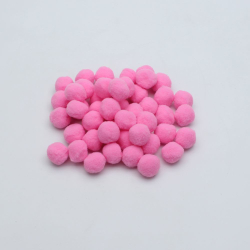 Помпоны, размер 25 мм, цвет 14 ярко-розовый (1уп = 50шт)