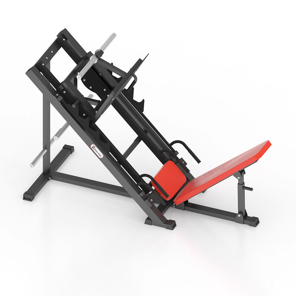 Жим ногами на свободных весах Черный