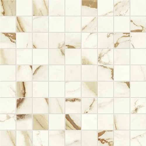 Мозаика/Керамогранит ATLAS CONCORDE MARVEL SHINE Calacatta Imperiale Mosaico Matte 30х30 A416