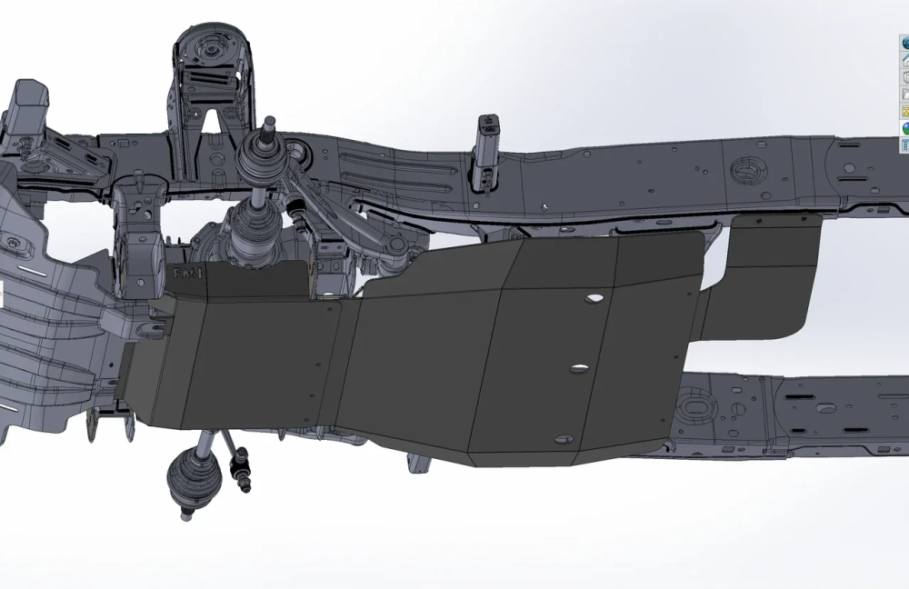 Защита картера для Ford Bronco 2021+ Форд Бронко