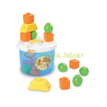 Smoby Cotoons - Конструктор - кубики в ведре 211150 / артикул   211150  / GTIN 3032162111505