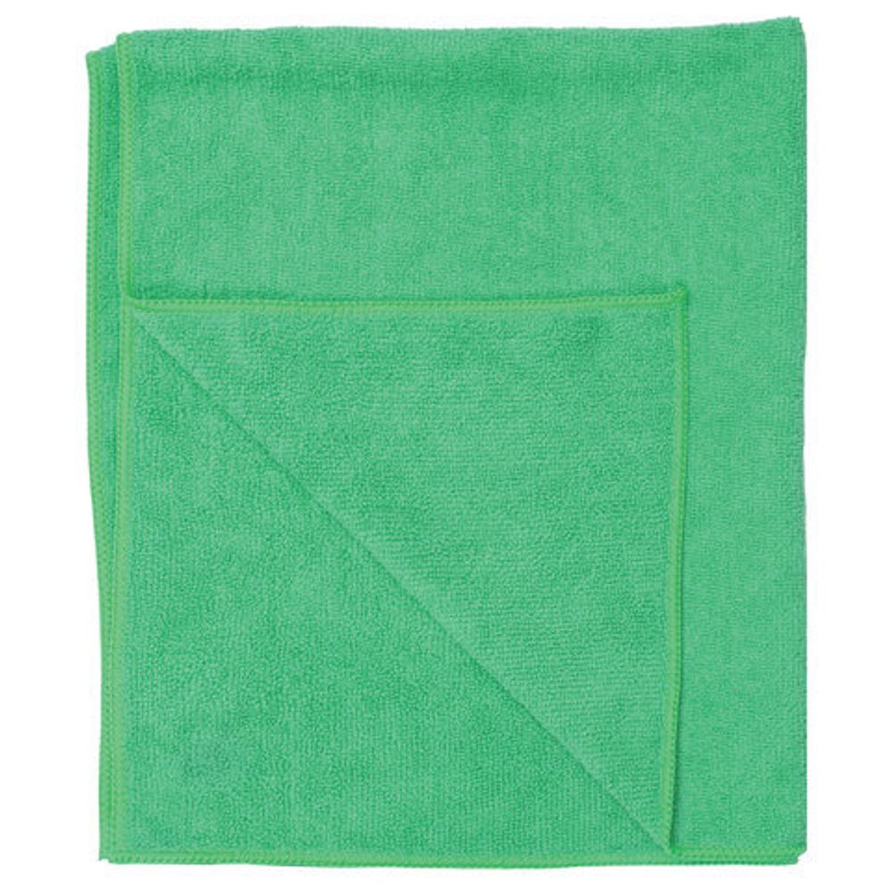 Тряпка для мытья пола из микрофибры, СУПЕР ПЛОТНАЯ, 50х60 см, зеленая, 300 г/м2, LAIMA, 601251