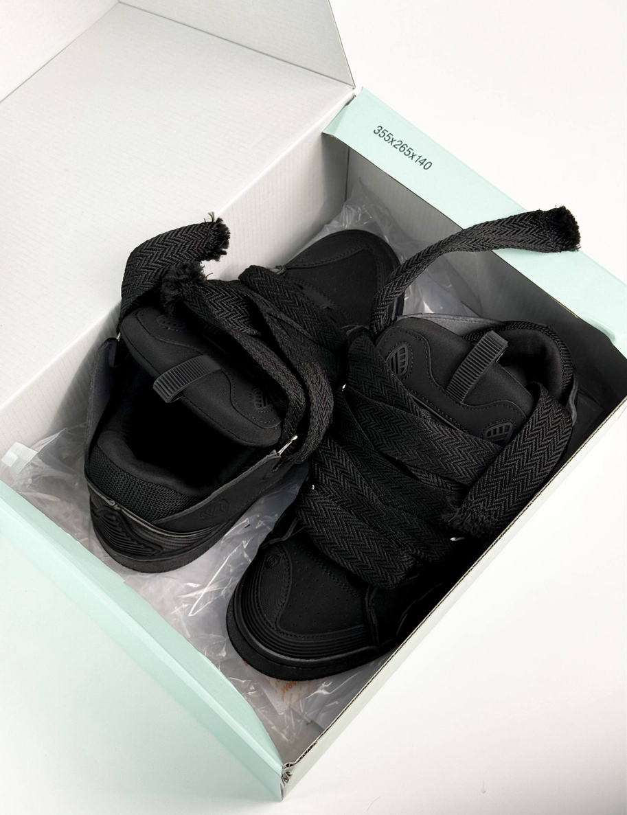 Кроссовки Lanvin curb #B141 (черн.)