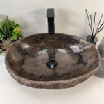 Раковина из речного камня RS-65230 53*37*15 0862